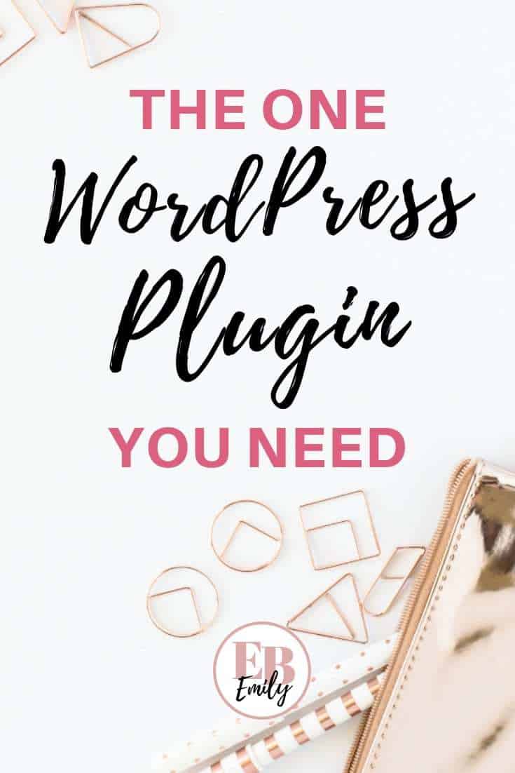 The one WordPress plugin you need