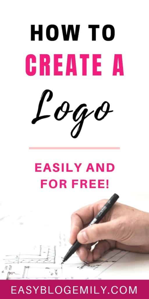 How to create an AWESOME logo (for free) - Easy Blog Emily