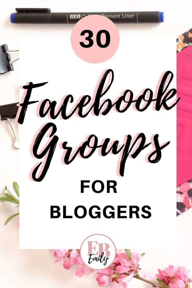 30 Facebook groups for bloggers