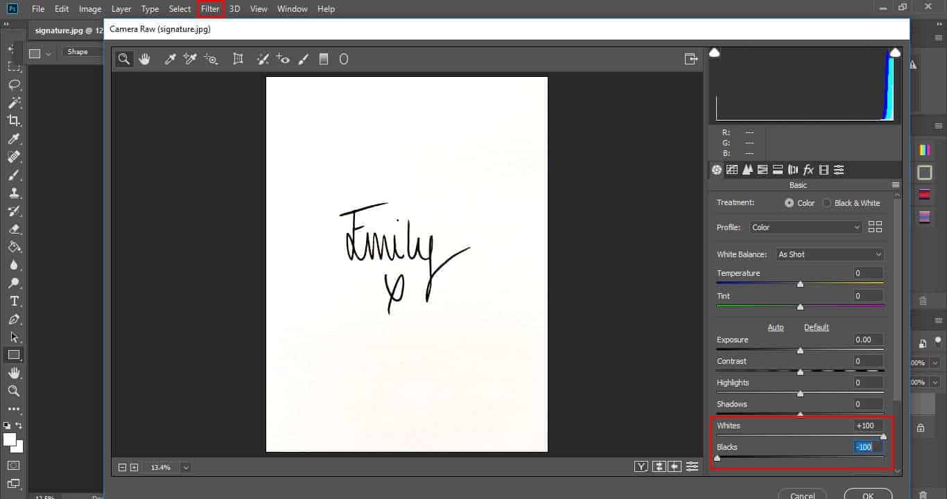 How to make a digital signature in Easy Blog Emily